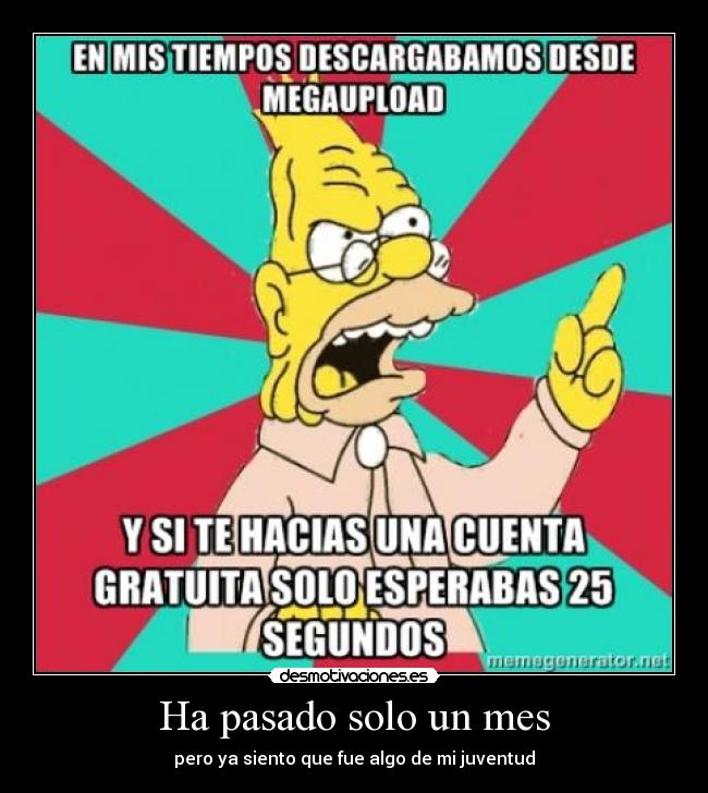 Ha pasado solo un mes -