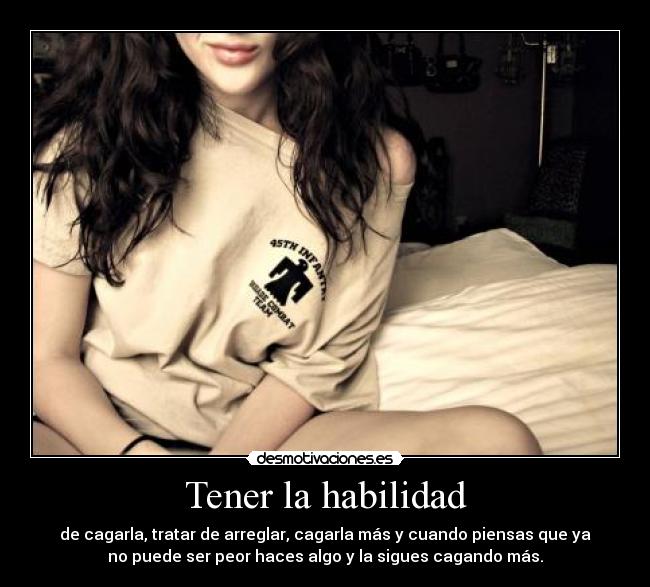 Tener la habilidad - 