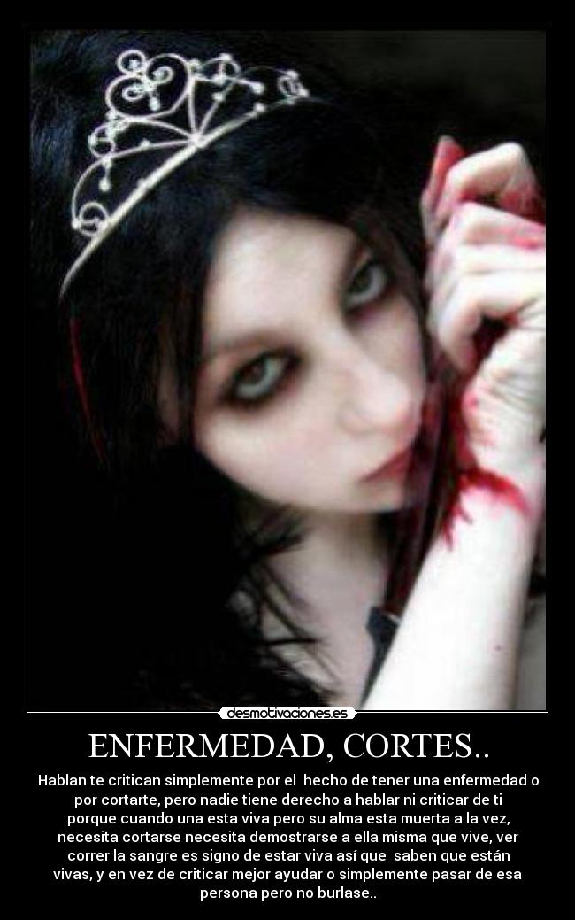 ENFERMEDAD, CORTES.. -