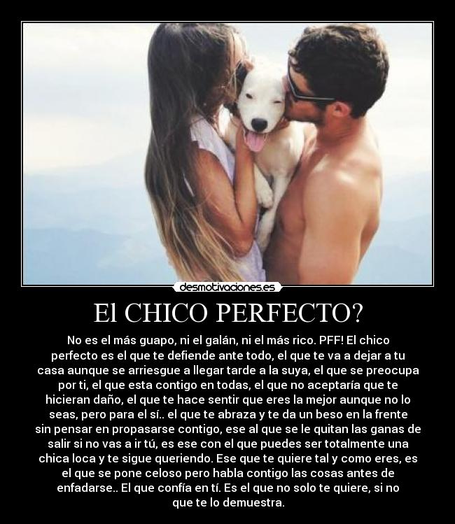 El CHICO PERFECTO? -