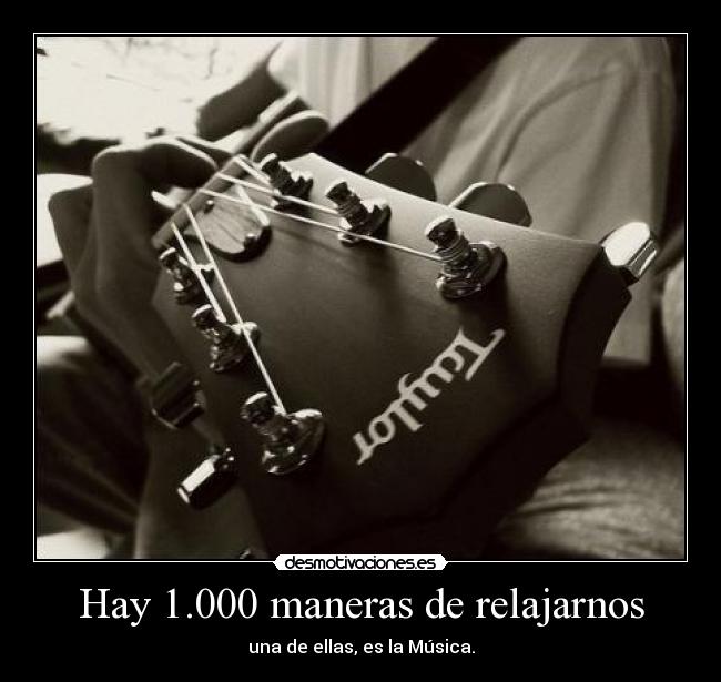 Hay 1.000 maneras de relajarnos -