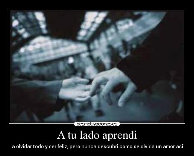 A tu lado aprendi -