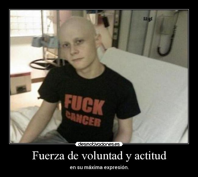 Fuerza de voluntad y actitud -