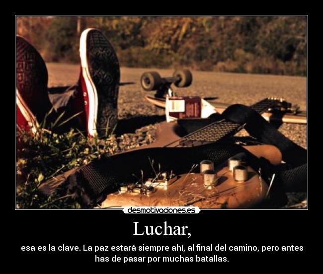 Luchar, -