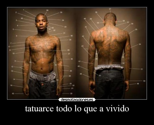 tatuarce todo lo que a vivido - 