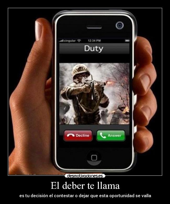 carteles call duty desmotivaciones