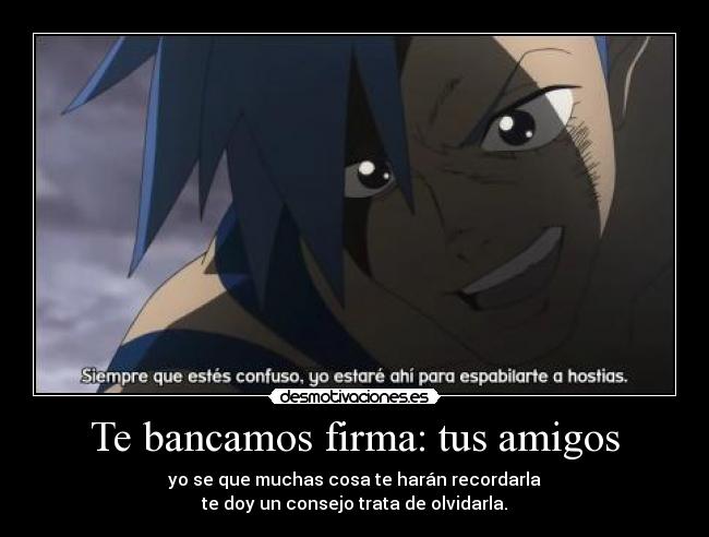 Te bancamos firma: tus amigos -