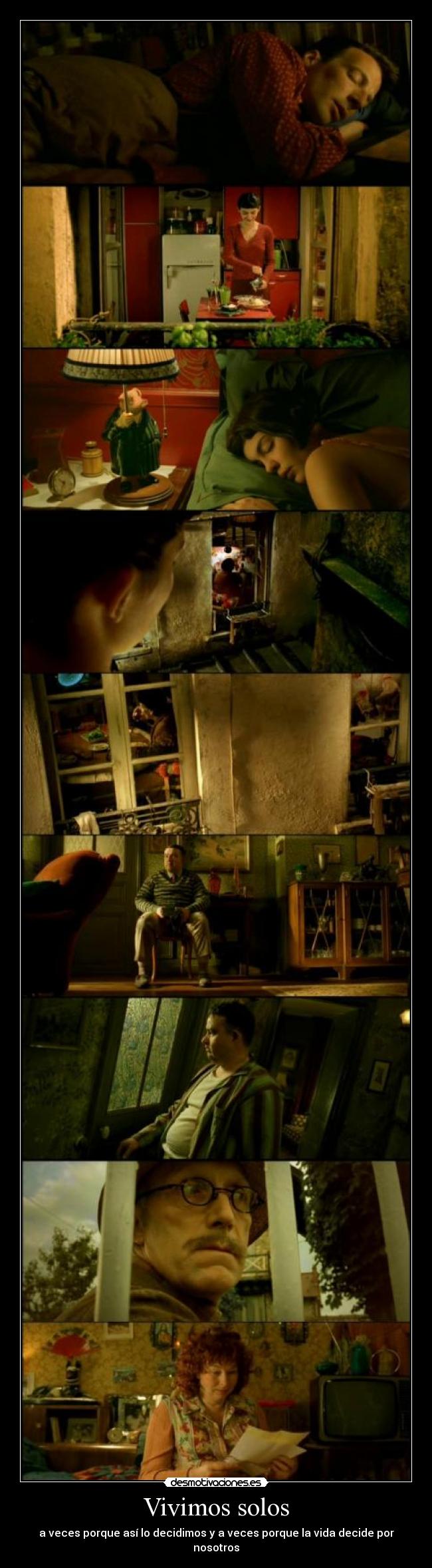 Vivimos solos - a veces porque así lo decidimos y a veces porque la vida decide por nosotros