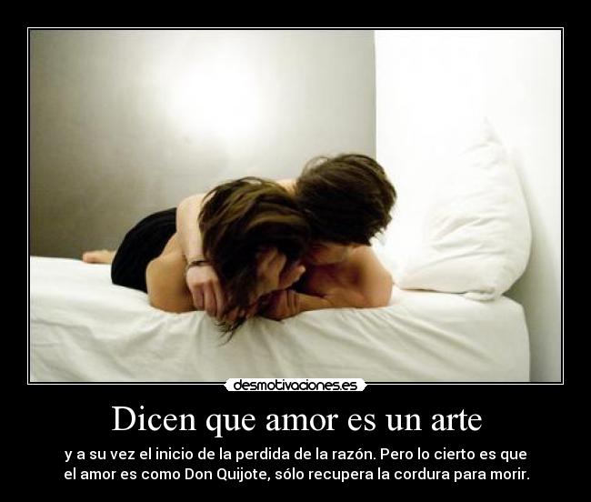 Dicen que amor es un arte - 