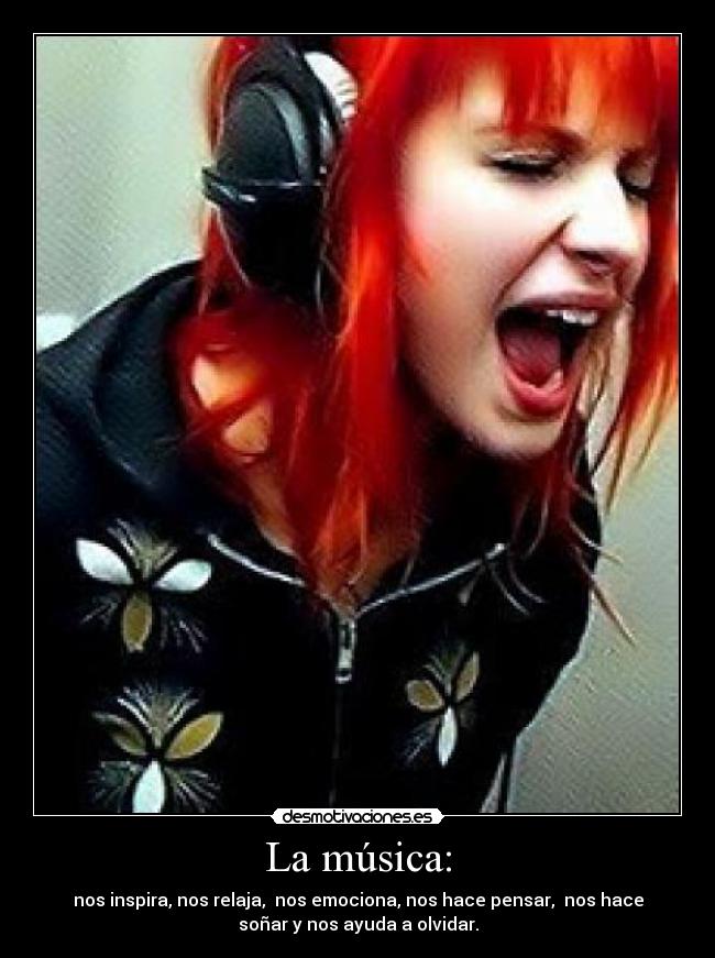 La música: -