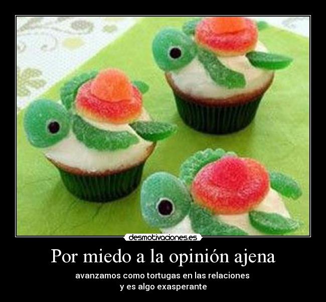 Por miedo a la opinión ajena - 