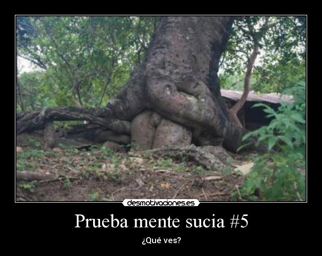 Prueba mente sucia #5 - ¿Qué ves?