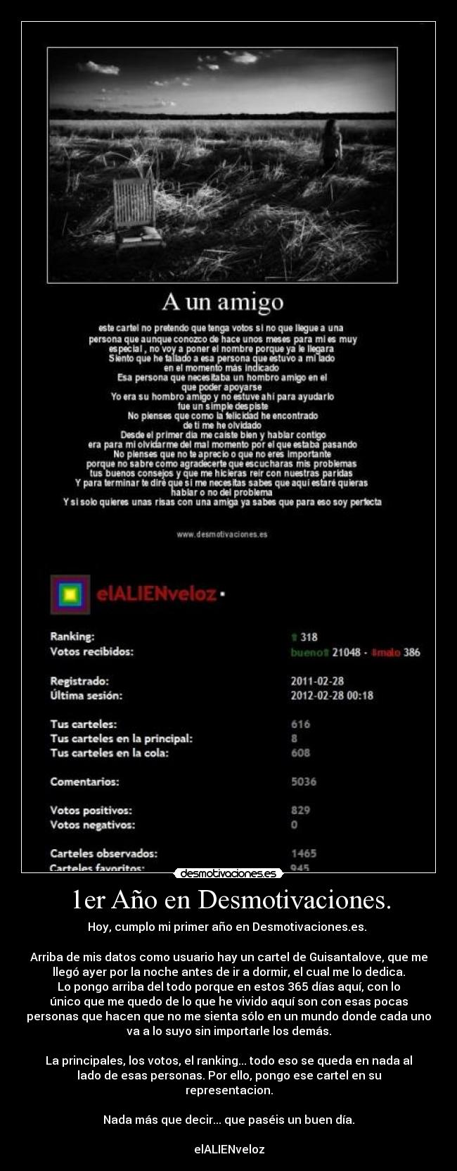 1er Año en Desmotivaciones. - 