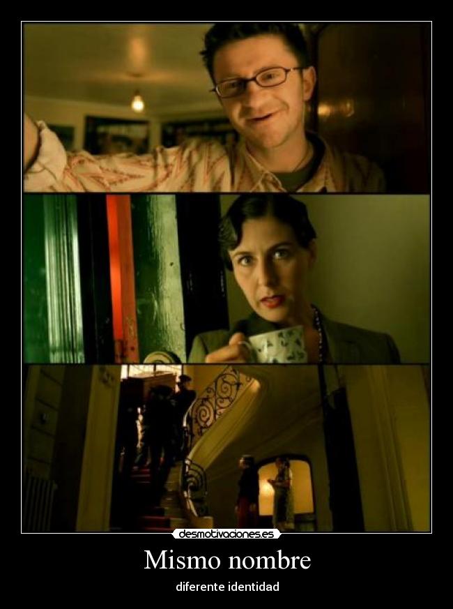 Mismo nombre - diferente identidad