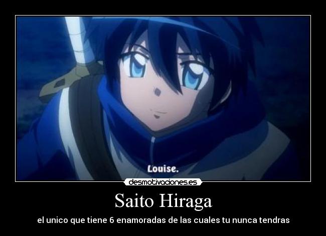 carteles zero tsukaima saito desmotivaciones