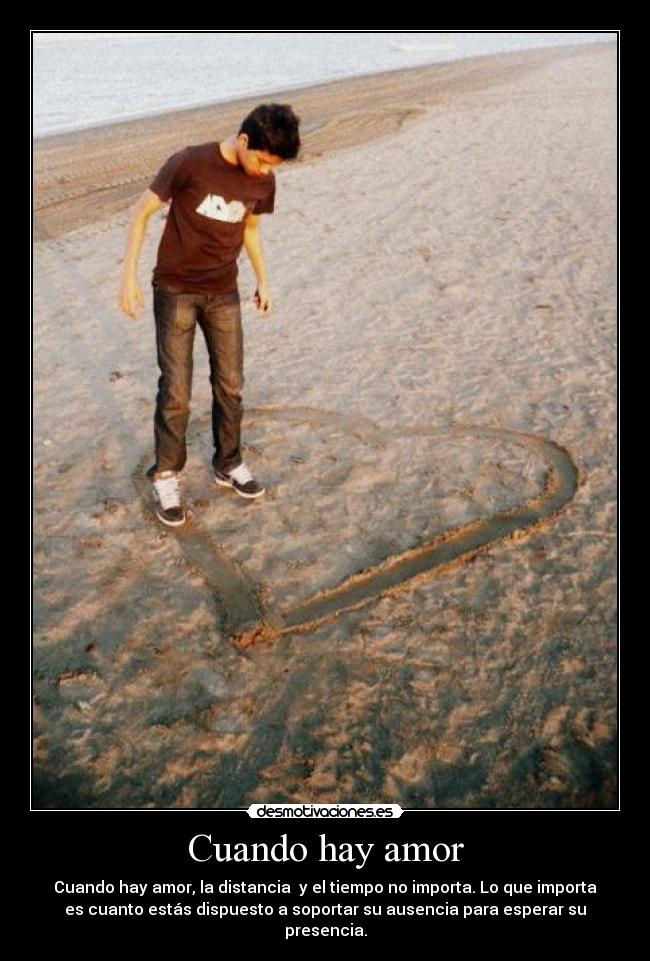 Cuando hay amor -