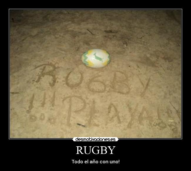 RUGBY - Todo el año con uno!