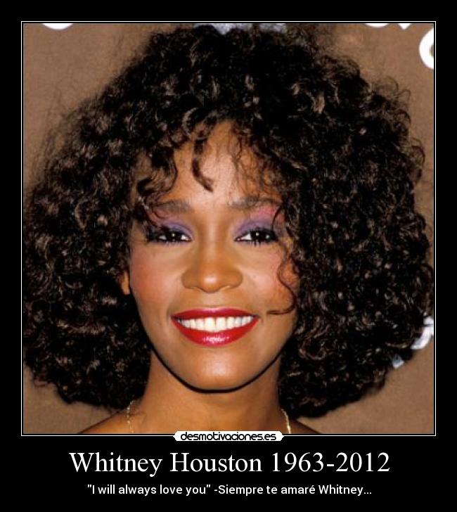 carteles whitney houston desmotivaciones