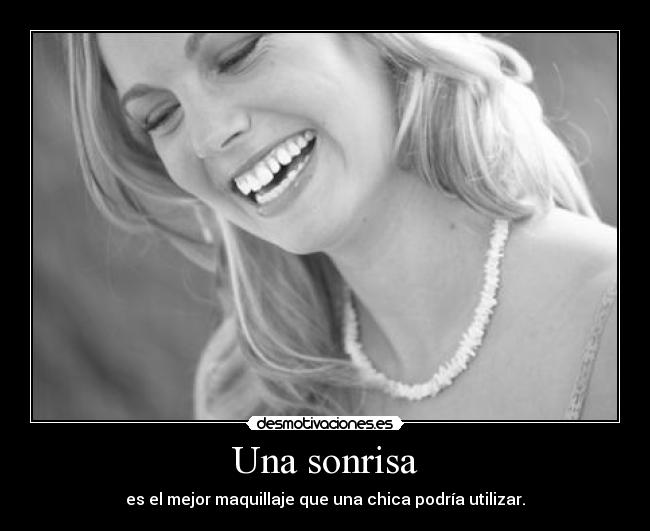 Una sonrisa - 