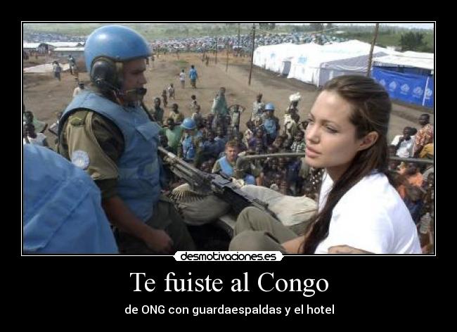 Te fuiste al Congo - de ONG con guardaespaldas y el hotel