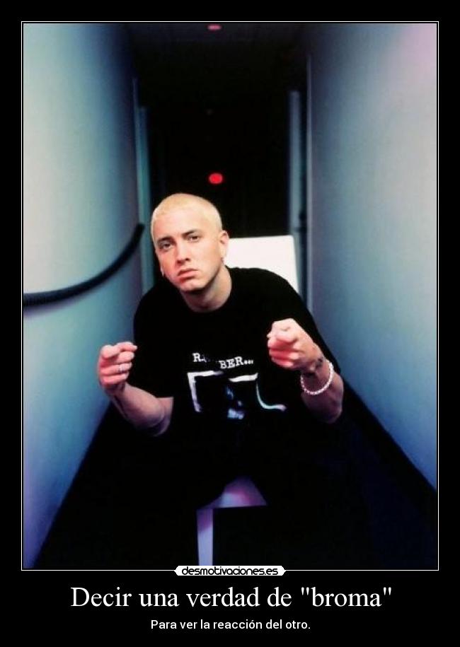 Decir una verdad de broma -