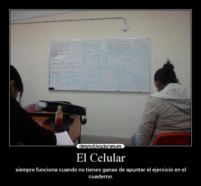 carteles celular desmotivaciones