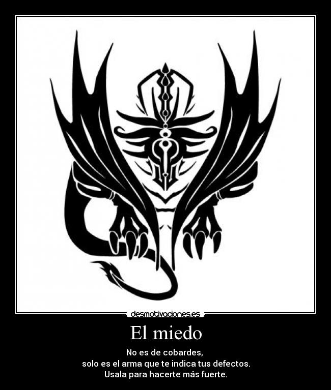 El miedo -