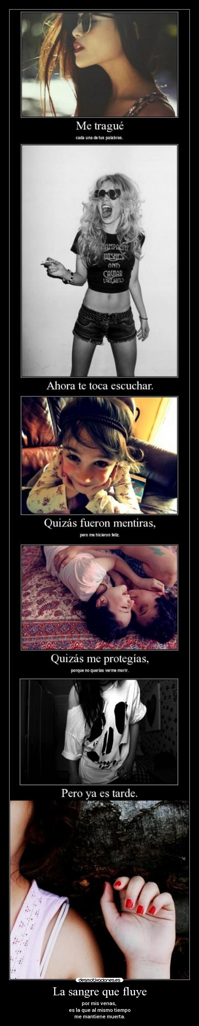 La sangre que fluye - 