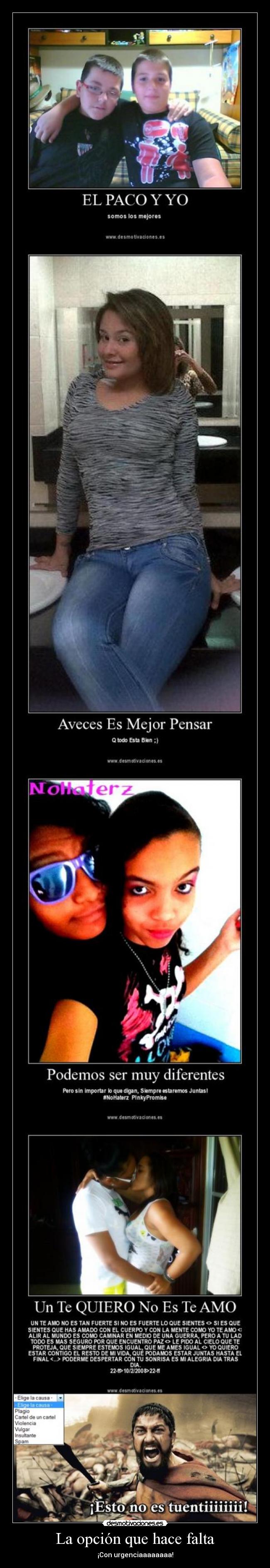 La opción que hace falta -