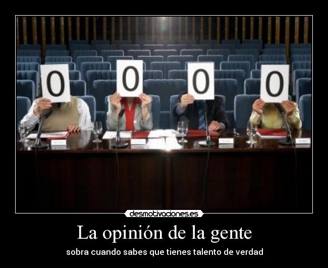 La opinión de la gente - 