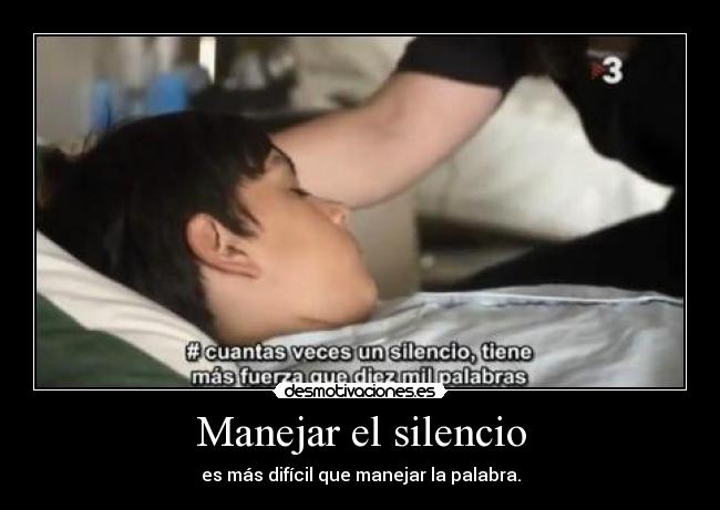 Manejar el silencio - 