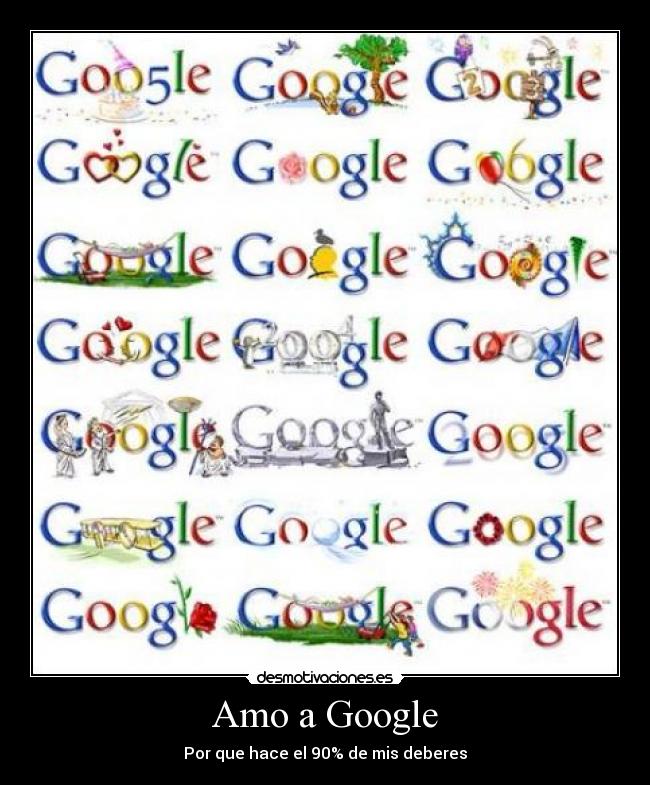 Amo a Google -