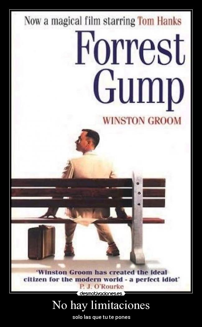 carteles forrest gump desmotivaciones