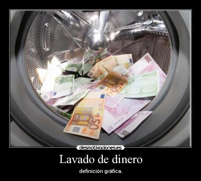 Lavado de dinero - definición gráfica.