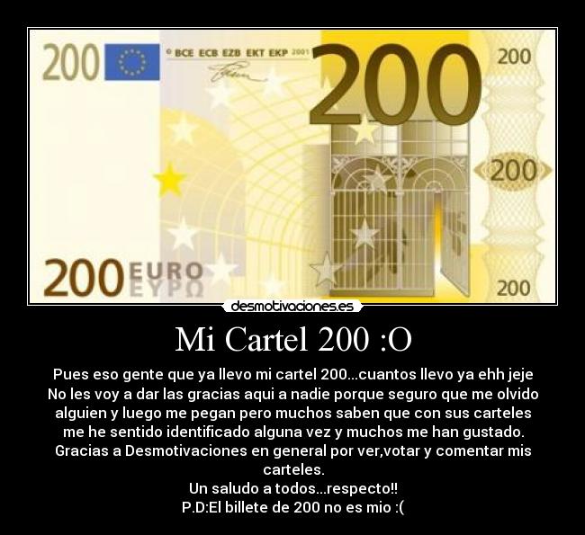 Mi Cartel 200 :O - 