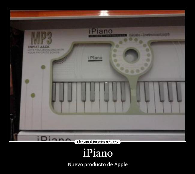 iPiano - Nuevo producto de Apple