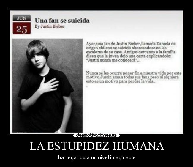 LA ESTUPIDEZ HUMANA -