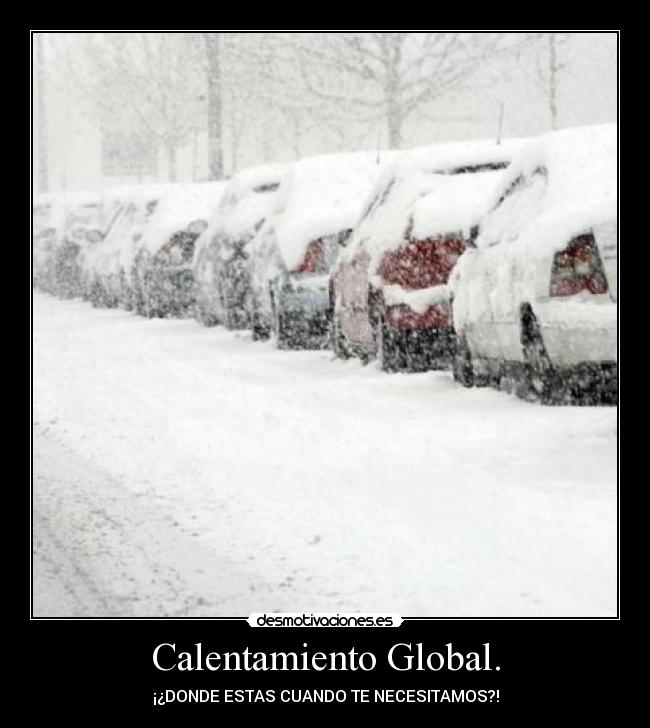 Calentamiento Global. - 