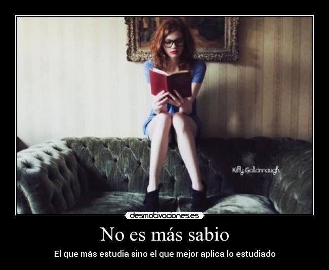 No es más sabio - 