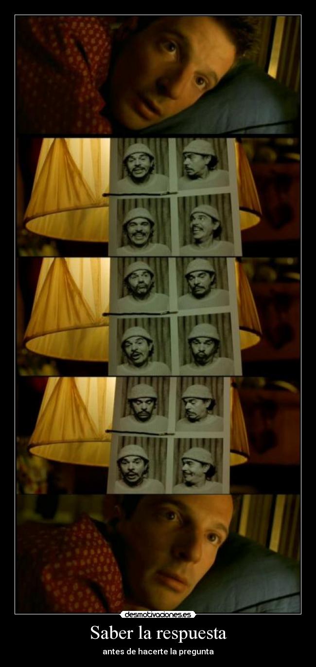 Saber la respuesta - antes de hacerte la pregunta