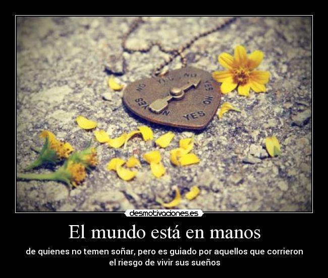 El mundo está en manos -