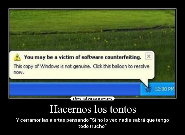 Hacernos los tontos - 