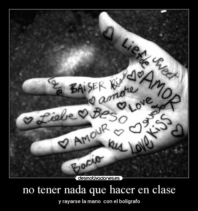 no tener nada que hacer en clase - 