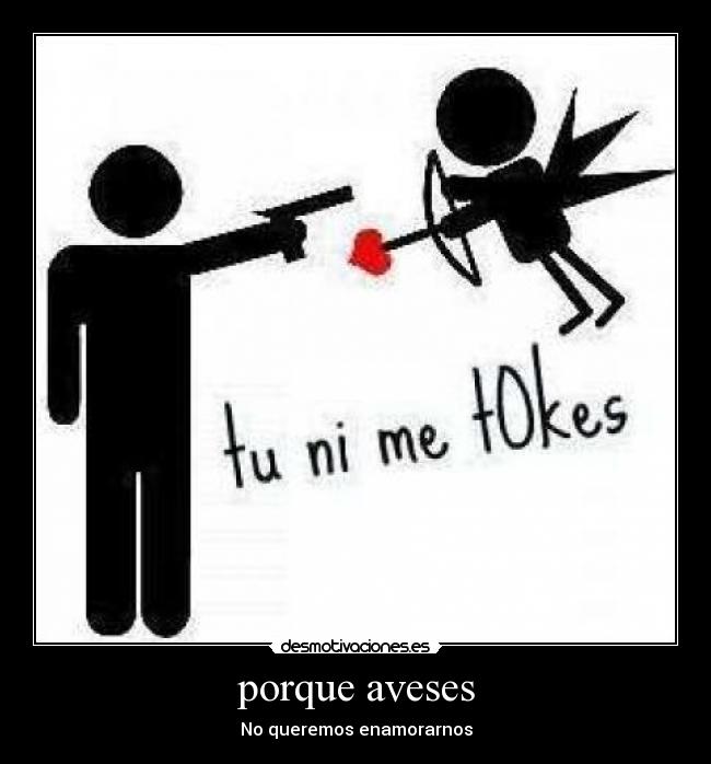 porque aveses - No queremos enamorarnos