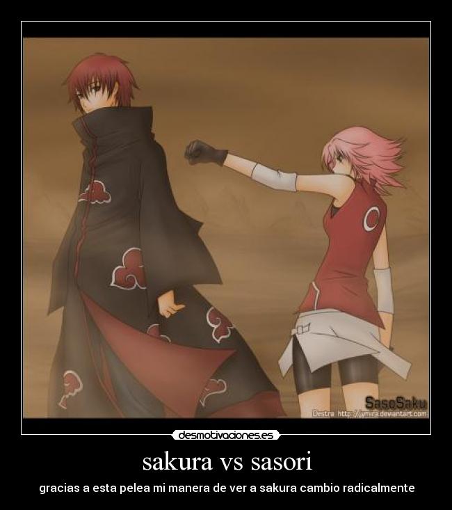 sakura vs sasori -