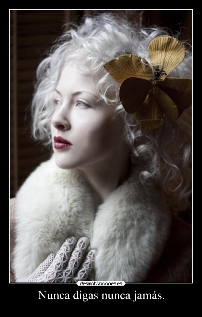 Nunca digas nunca jamás. - 