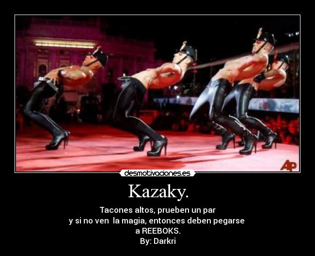 carteles kazaky desmotivaciones