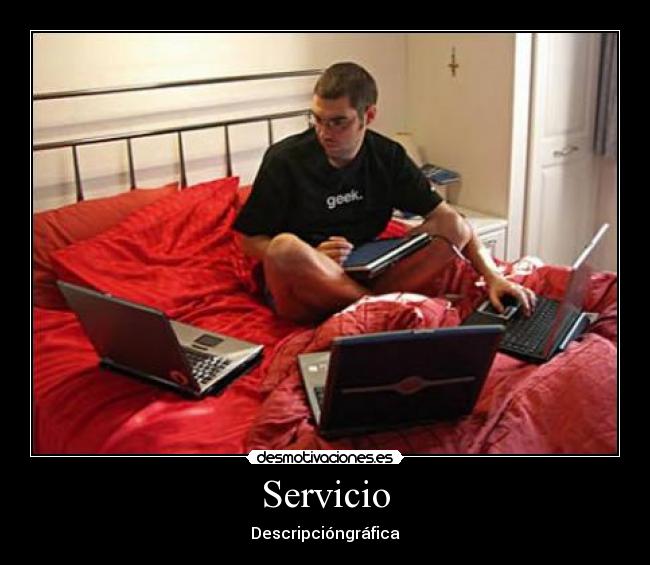 carteles ser vicio descripcion grafica desmotivaciones