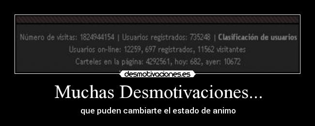 Muchas Desmotivaciones... - 