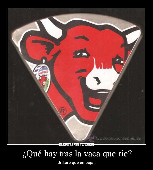 ¿Qué hay tras la vaca que ríe? -
